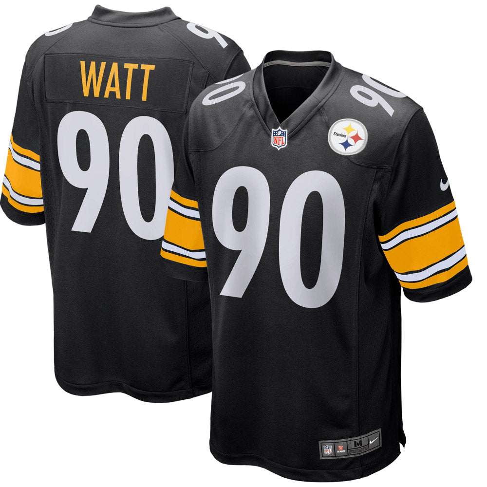 Men's Pittsburgh Steelers T.J. Watt Game Player Jersey Black